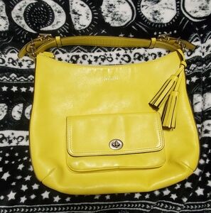 Vintage Y2K Coach Legacy Yellow Courtney Bag
